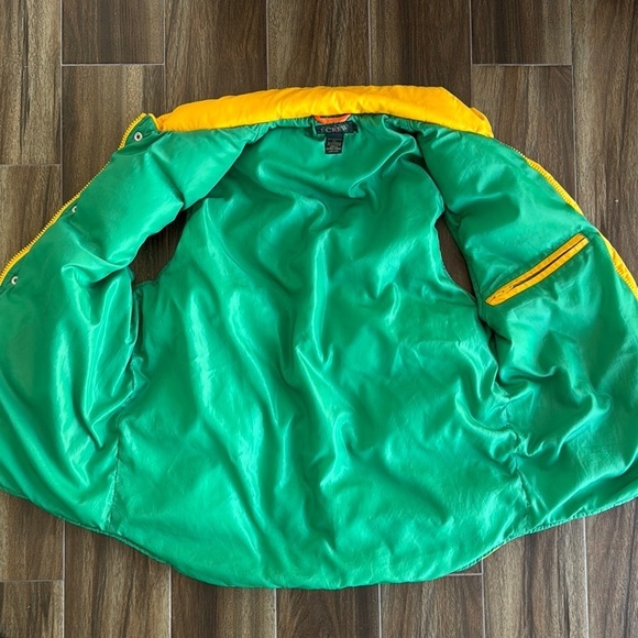 J Crew vintage men’s puffer vest 550 fill power, goose down feathers, size small - Picture 3 of 14